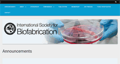 Desktop Screenshot of biofabricationsociety.org